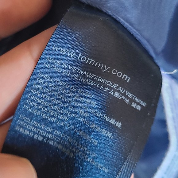 Navy Blue rain coat - Picture 3 of 4